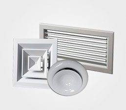 Вентиляционные решетки
и диффузоры